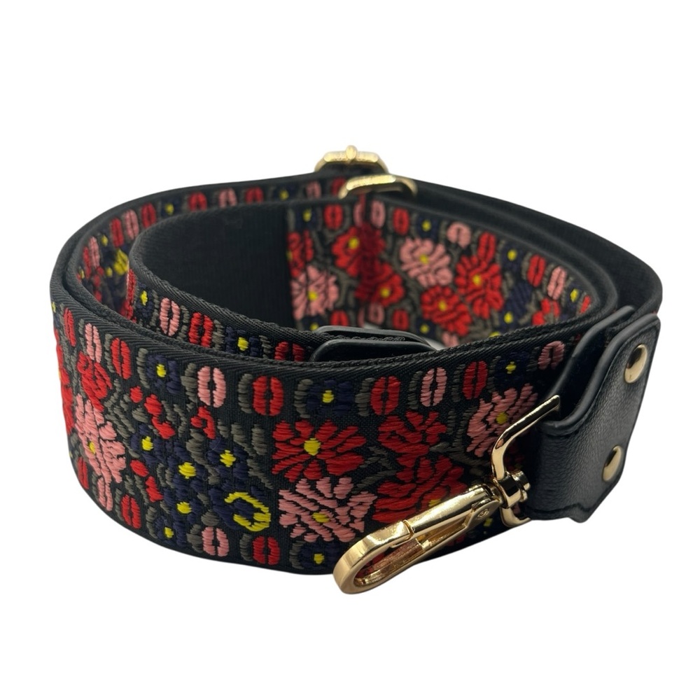 Floral Embroidered Guitar Straps
